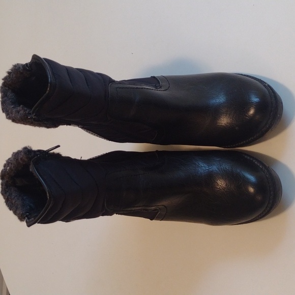 Aliandra Black Wedge Heel Black Winter Fall Boots Size 6 - Picture 10 of 16